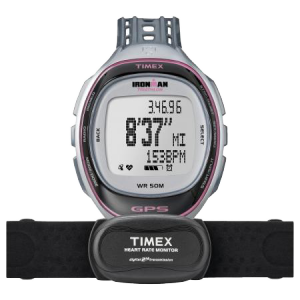 Timex heart rate monitor watch with chest strap top